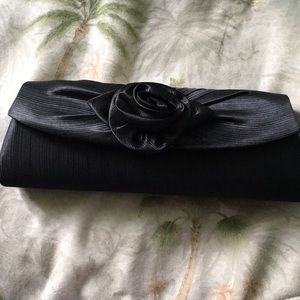 Black rose clutch